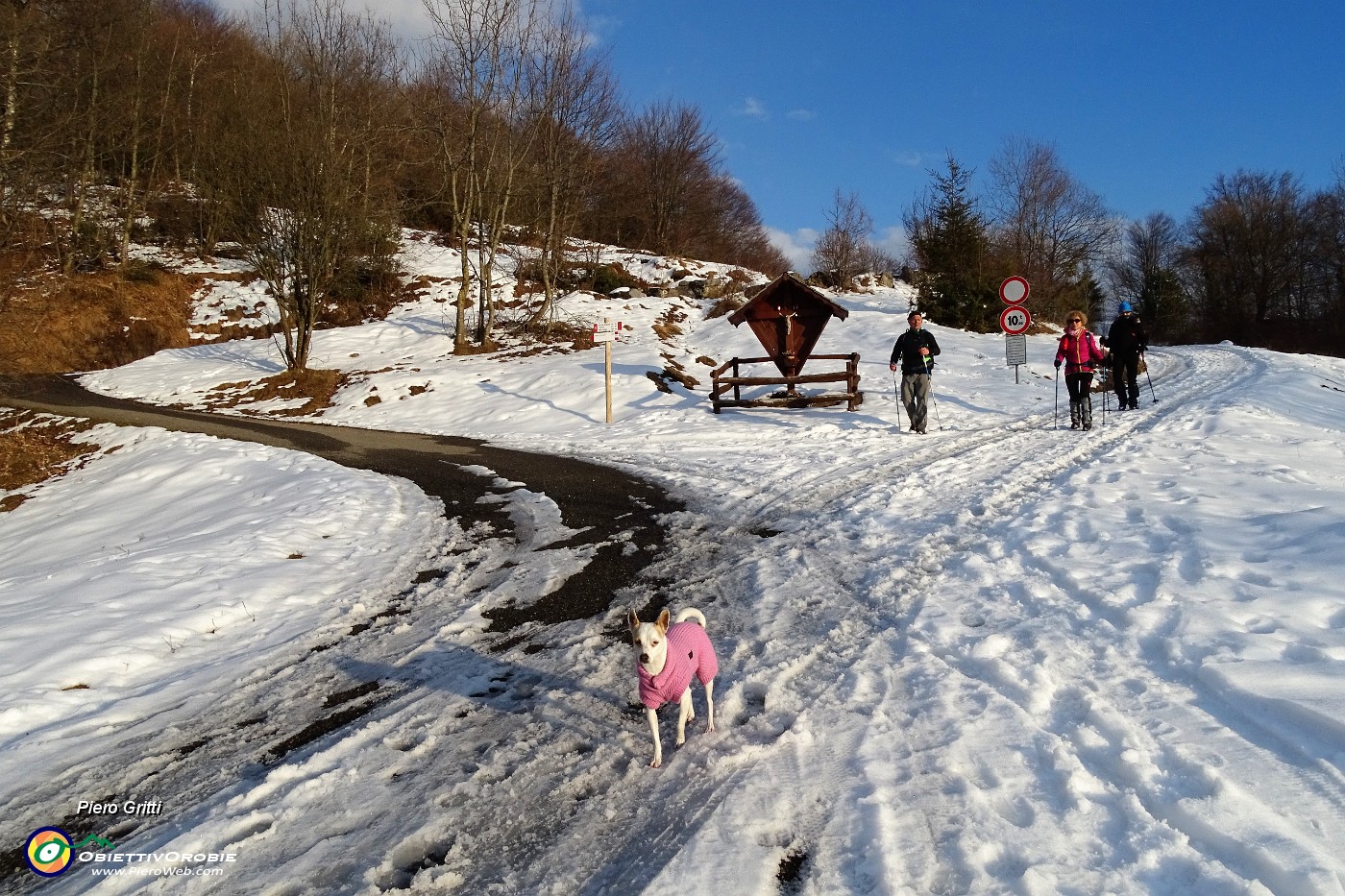 98 e qui chiudiamo l'anello innevato dei Tre Faggi .JPG